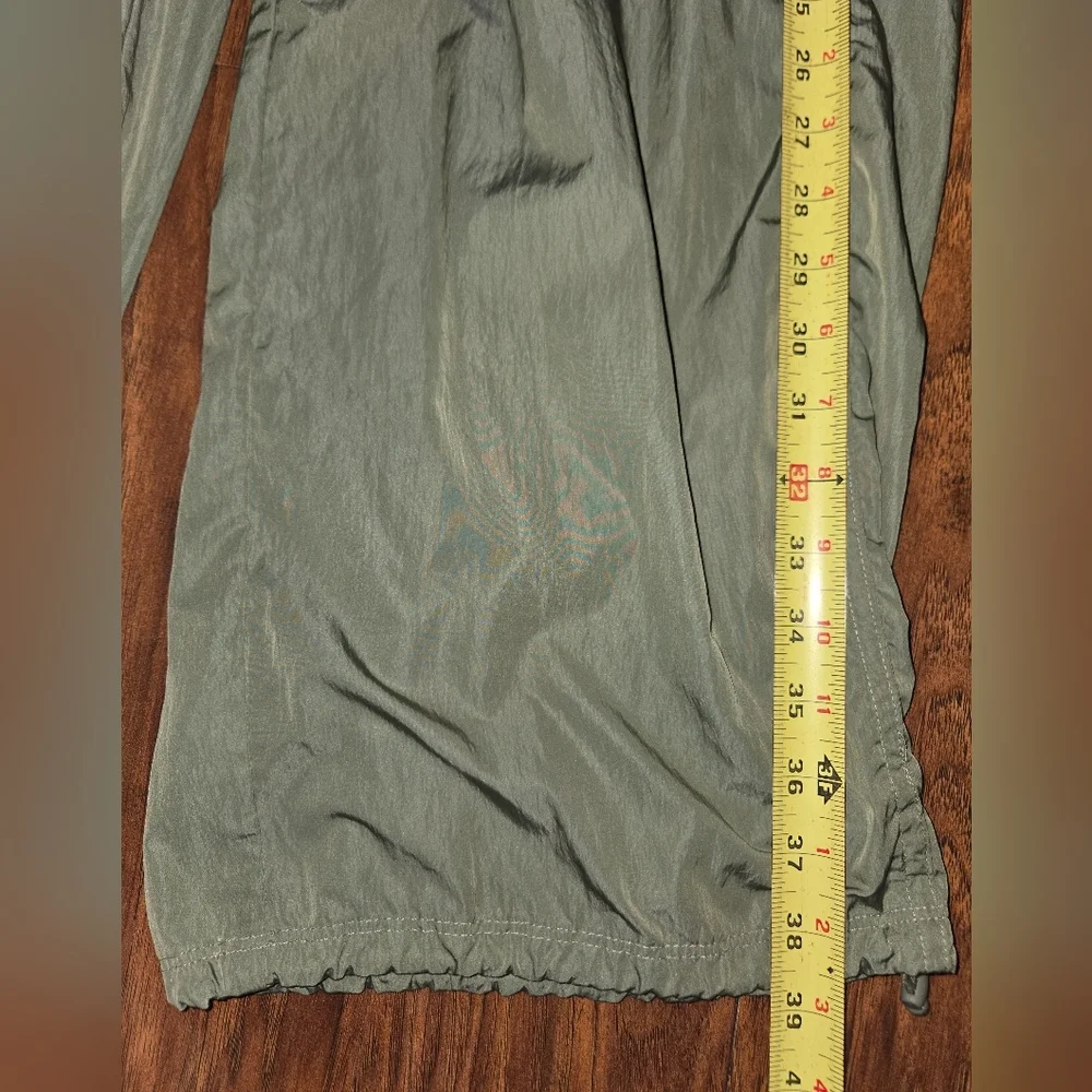 Aerie Offline Green Baggy Wide Leg Lightweight Pants Small - Picture 5 of 10